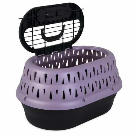 PERFECTPET Top Load Cat Kennel - Purple - 19 in. PE3633523